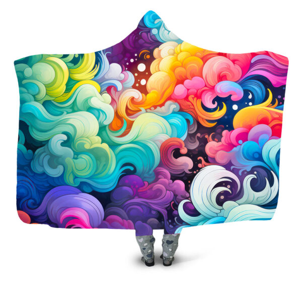mystic clouds Hooded Blanket - Hoodie Lab