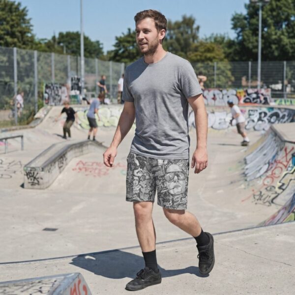 Person wearing Fear and Loathing Mono Shorts