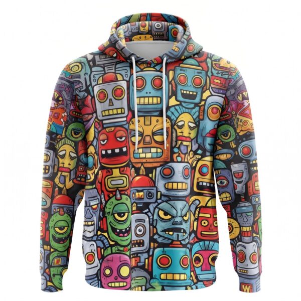 Robot Riot Hoodie - Hoodie Lab